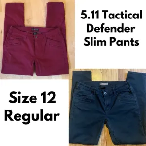 2 Pairs 5.11 Tactical Defender-Flex Jeans