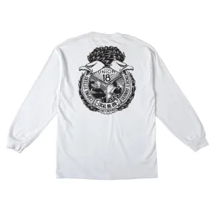 AntiHero L/S Pocket T-Shirt Union18 Local - White / Black