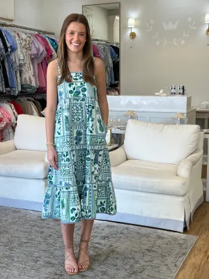 Azure and Indigo Tropic Dress
