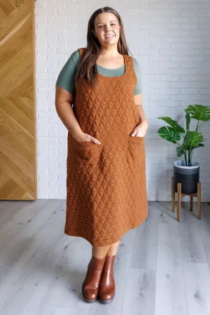 Hazel Blues® |  Free Falling Quilted Midi Dress