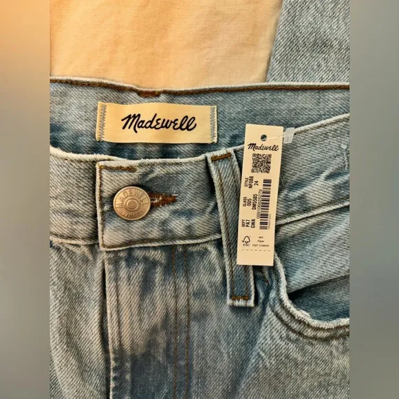 Madewell | The Perfect Vintage Jean in Grandbay Wash | Ripped Edition | size 24