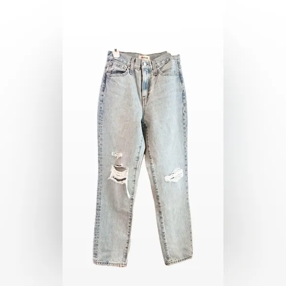 Madewell | The Perfect Vintage Jean in Grandbay Wash | Ripped Edition | size 24