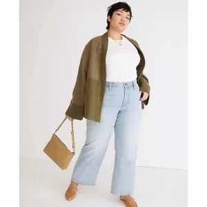 Madewell The Plus Perfect Vintage Wide Leg Crop Jean Edmunds Wash NEW Size 26W