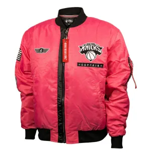 Pink Knicks Light Weight Flight Jacket