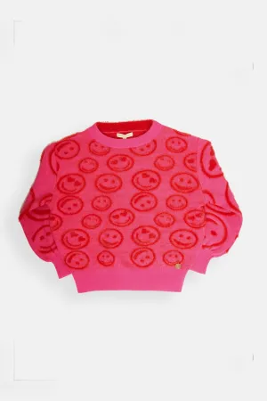 Ruby Smiley Face Jumper