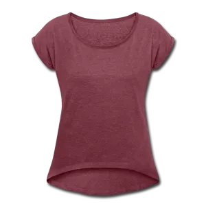 Women's Roll Cuff T-Shirt (Personalize)